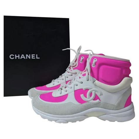 herren chanel sneaker|Chanel sneakers pink and white.